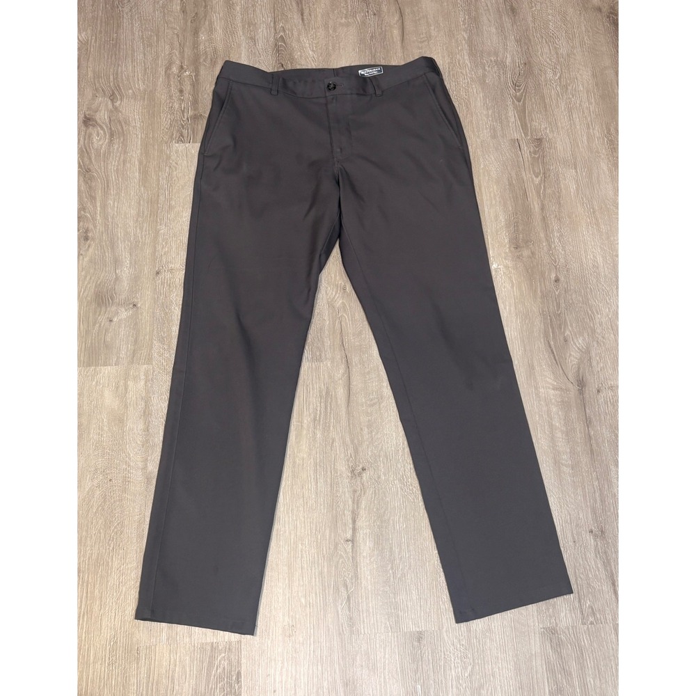 Mizzen+Main Baron Chino Trim Fit Pants Mens 36x34 Gray Performance